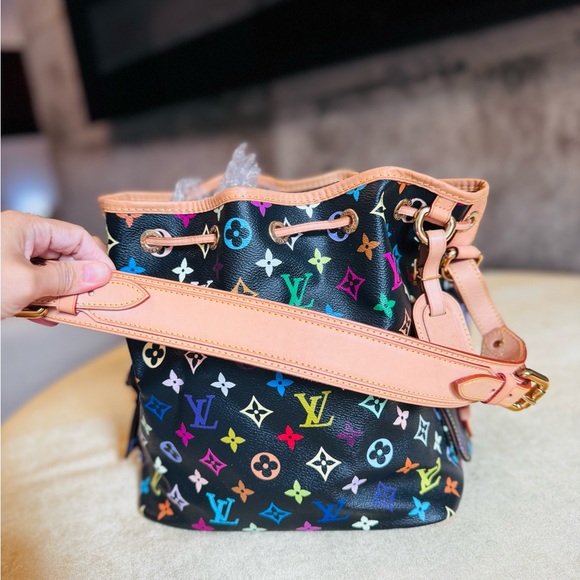 Louis Vuitton Takasahi Murakami Petit Noe Black Multicolor - Picture 10 of 13